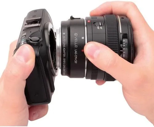 Miniatura 6 de Vello Adaptador de lente automático para lentes Canon EF/EF-S a cámara Canon EOS M