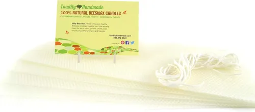 Miniatura 7 de Haz tu propio kit de iniciación de velas de cera de abejas, incluye 5 hojas de panal de cera de abeja 100% de tamaño completo en negro