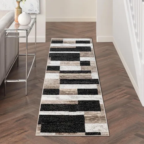 Miniatura 14 de BNM Indoor Small Area Rug, Jute Backing, Modern Geometric, Perfect for Living Room, Dining Room, Bedroom, Hardwood Floors, Office, Dorm, Entryway