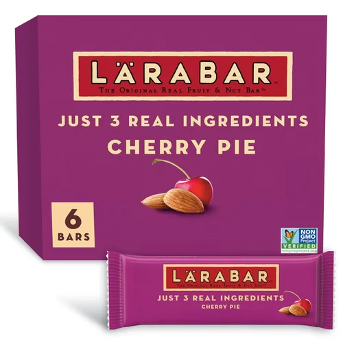 Larabar Cherry Pie - Barras de frutas y nueces, sin gluten y veganas, 10.2 onzas, 6 unidades