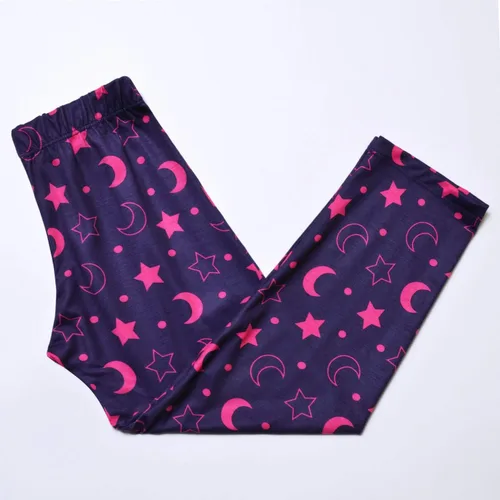 Miniatura 39 de QPANCY Conjunto de pijamas a juego para niñas y muñecas, pijamas de manga larga para otoño e invierno