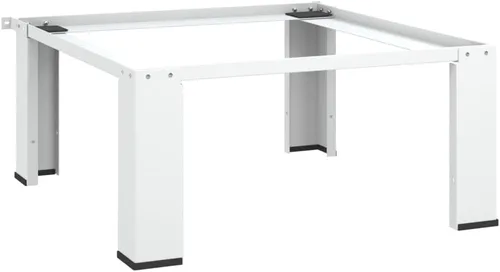 vidaXL Pedestal de lavadora, soporte para lavadora y secadora, elevador de lavadora, pedestal de lavandería para todas las lavadoras estándar, color