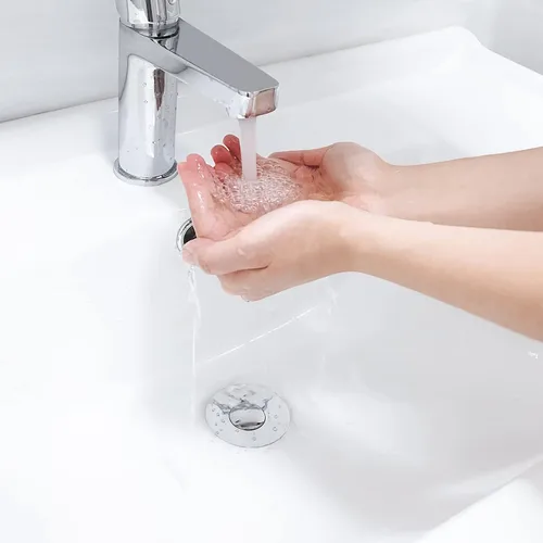 Miniatura 6 de Tapón Universal para Lavabo de Baño, para Núcleo de Bala Tipo Push de 1.1-1.5 Pulgadas, Filtro de Drenaje Pop Up de Lavabo, Convertidor de Bañera