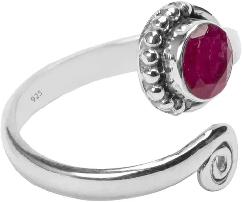Miniatura 36 de Gemstone Stone Toe Ring 925 Sterling Silver Feet Body Jewellery Handame Toe Ring Gemstone Adjustable Toering For Girls Women Gift Jewellery
