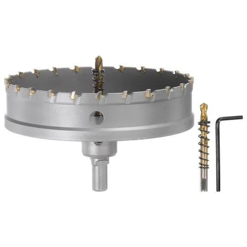 Miniatura 10 de HARFINGTON Cortador de carburo de sierra de agujero de metal de 0.472 in / 0.47 pulgadas de diámetro para acero inoxidable, metal, aleación