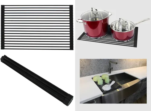 Miniatura 6 de KKR-F3219 - Fregadero de cocina de acero inoxidable con diseño de radio cero calibre 16, montaje inferior, de 32 pulgadas, de acero inoxidable