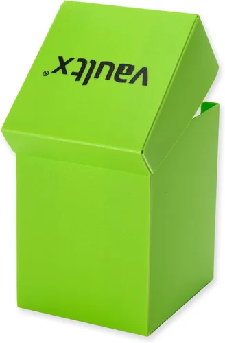 Miniatura 5 de Caja de almacenamiento para cartas Vault X y 150 fundas negras para cartas, se ajusta a más de 100 cartas con funda, tamaño grande estándar, caja