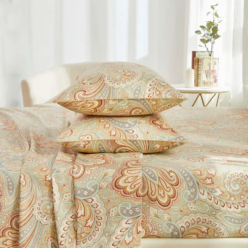 Miniatura 8 de Brandream - Juego de sábanas florales de chinería estilo rústico, diseño de flores, cama Queen, ropa de cama de lujo Grandmillennial, decoración