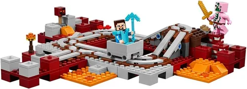 Miniatura 2 de LEGO Minecraft El Ferrocarril del Nether 21130