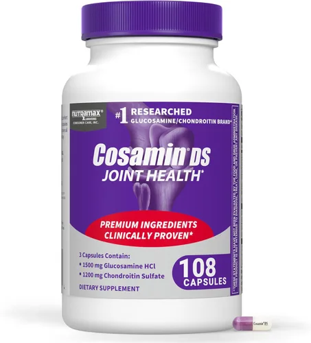 Nutramax Laboratories Cosamin® DS Suplemento de salud articular con glucosamina y condroitina para hombres y mujeres adultos, suplemento para