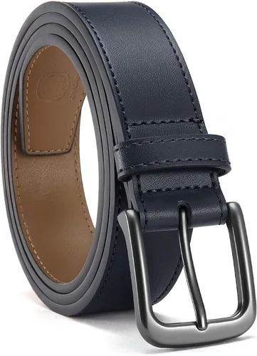 Miniatura 9 de CHAOREN Cinturones de cuero para hombre - Cinturón de 35mm de cuero genuino para jeans - Regalo para hombre para vestir casual
