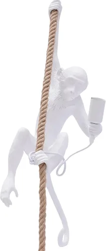 Miniatura 10 de TFCFL Vintage Monkey Pendant Light Chandelier Resin Hemp Rope Industrial Edison Ceiling Pendant Lamp Fixture, E26 Hanging Lamp Fixture for Indoor