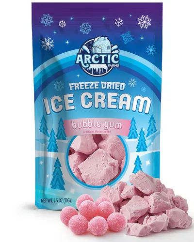 Miniatura 14 de Arctic Farms Trozos de Helado Liofilizado a Granel - No se Derrite (Mantequilla de Maní) (1 libra)