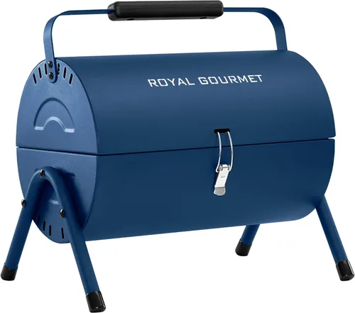 Royal Gourmet CC1015B - Parrilla de carbón portátil, área de cocción de 147 pulgadas cuadradas, con cuatro rejillas de ventilación, hebilla de