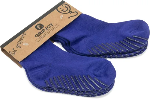Miniatura 15 de Gripjoy Toddler Socks with Grippers, Non-Slip for Kids, Enhanced Stability, Comfortable Cotton - 4 Pairs