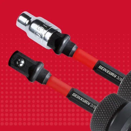 Miniatura 6 de Geinxurn Juego de adaptadores de enchufe de impacto de 6 piezas, punta cuadrada de 1/4 de pulgada, juego de broca de extensión de 6 pulgadas, adapta