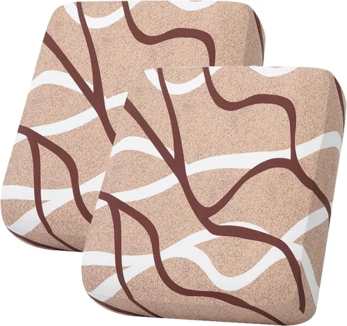 Miniatura 47 de hyha Fundas de cojín estampadas para sofá al aire libre, fundas florales lavables para muebles de patio, exteriores, funda de repuesto para asiento