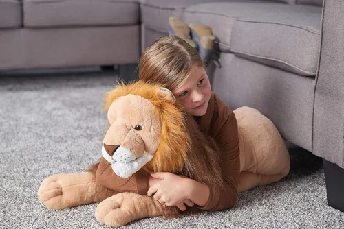 Miniatura 5 de Wild Republic Jumbo - Animal gigante de peluche, León, 30 pulgadas
