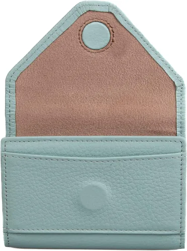 Miniatura 60 de grande Estuches para tarjetas 3639, Naranja, Tarjetero de cuero con cierre magnético, cartera pequeña de acordeón para mujer