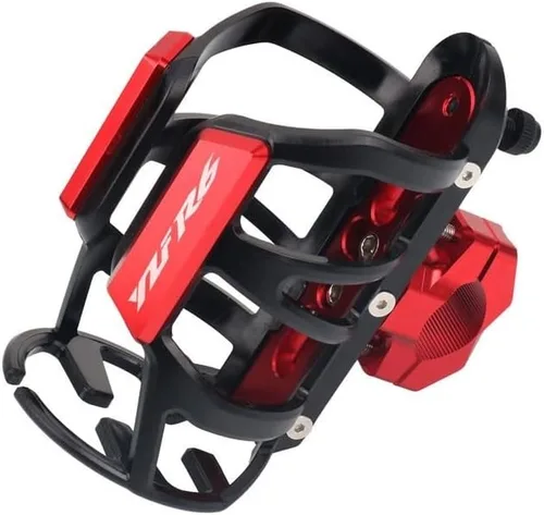 Miniatura 17 de QQLADY Z Motorcycle CNC Water Bottle Drink Cup Holder for Yamaha YZF-R1 YZF-R6 YZFR1 YZFR6 YZF R1 R6 XJ6 XJ6F XJ6N X (Color : YZF-R1 Red)