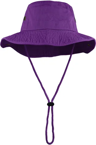 Miniatura 21 de Sombreros de ala ancha para senderismo, pesca, safari, Boonie, 100% algodón, protección solar UV, para hombres y mujeres, actividades al aire libre