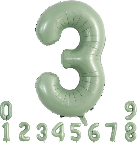 Miniatura 143 de TONIFUL 40 Inch Pastel Blue Number 8 Foil Balloons Large Mylar Foil Digital 8 Balloons for 8th Birthday, Gender Neutral Party, Baby Shower, Oro rosa