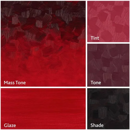 Miniatura 2 de Tusc & Pine Pintura al óleo Artist – Alizarin Crimson, 1.4 fl oz, sin amarilleo, consistencia rica y cremosa, carga máxima de pigmento, pinturas al