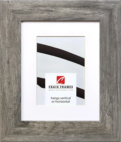 Miniatura 11 de Craig Frames American Barn - Marco de fotos de madera de granero sintética de 5 x 7 pulgadas con paspartú para mostrar una foto de 4 x 6 pulgadas
