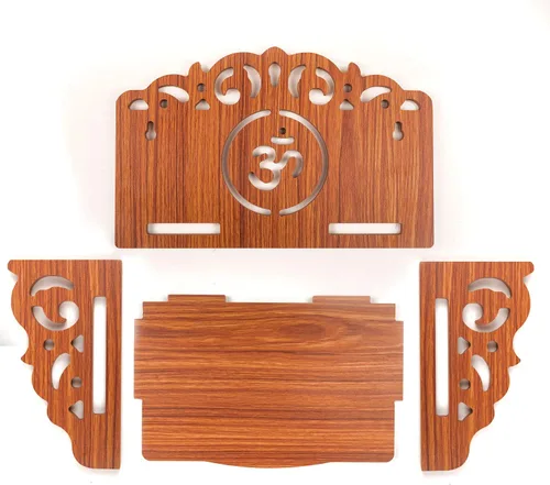 Miniatura 5 de Mesa colgante de madera para colgar en la pared, estante para almacenamiento y decoración de ídolos para oficina en casa y regalos