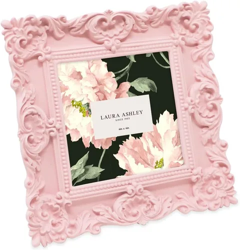Miniatura 22 de Laura Ashley - Marco de fotos de 5 x 7 pulgadas, de resina texturizada y elaborada a mano, con caballete y gancho para mesa y pared, con diseño Negro