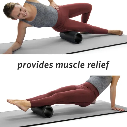 Miniatura 9 de MICRODRY Rodillo trasero de espuma de lujo para alivio muscular, rodillo para yoga, estiramiento, masaje firme de tejido profundo y liberación