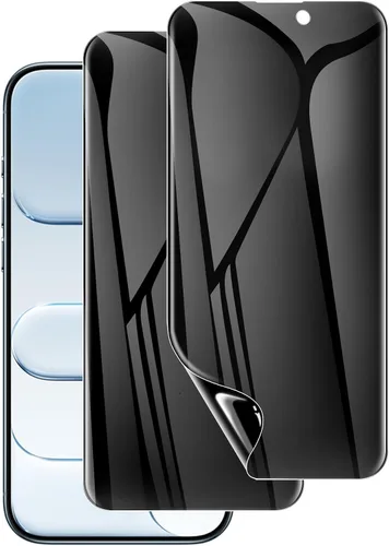 Miniatura 13 de LYWHL Paquete de 3 protectores de pantalla de privacidad para iPhone 12 Pro Max, protector de pantalla privada antiespía de vidrio templado para 12