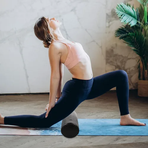 Miniatura 8 de Wakauto Rodillo de yoga EPP premium para tejido profundo músculo espalda cuello brazo pierna masaje palo para fitness pilates y terapia