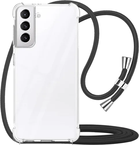 Miniatura 24 de para Google Pixel 6a Funda con Correa Ajustable para Cuello, Hombro y Cruzada Transparente Funda Móvil Duradera, Suave y delgada de Ajuste Perfecto