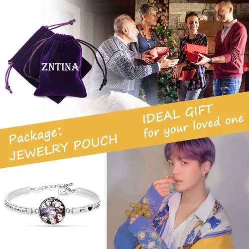 Miniatura 7 de G-Ahora BT Army Jewelry Crazy Army Girl Bracelet Kpop BT Bangtan Boys Bracelet Gift For BT Fans