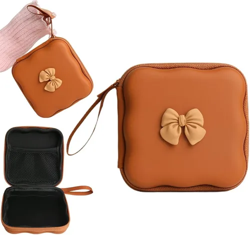 Miniatura 13 de Funda de almacenamiento para cargador, diseño de ondas, protector de cargador de viaje, organizador de cables para auriculares, caja
