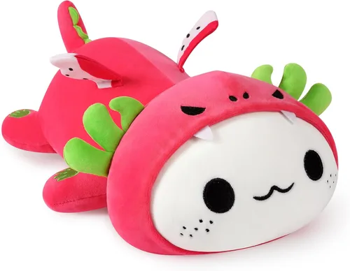 Miniatura 12 de Onsoyours Lindo Peluche de Axolotl, Suave Almohada de Peluche de Salamandra Animal de Peluche, Juguete de Peluche Kawaii para Niños