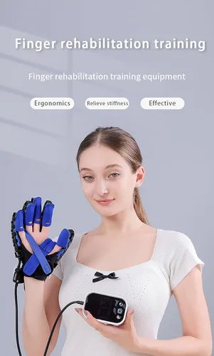 Miniatura 6 de Guantes de robot de rehabilitación de mano izquierda+derecha, equipo de rehabilitación de hemiplejia cerebral, dispositivo de rehabilitación