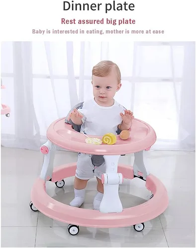 Miniatura 2 de KITCISSL Andador para bebés, andadores para bebés, artículos esenciales para bebés, andadores para niños y niñas, regalos de primera calidad con Azul