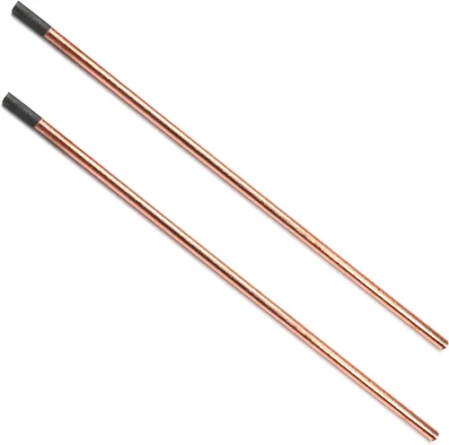 Miniatura 14 de Utoolmart 3 piezas de cobre recubierto de carbono gouging carbono 0.315x13.976 in carbono gouging varas electrodos de cobre 3 PZAS