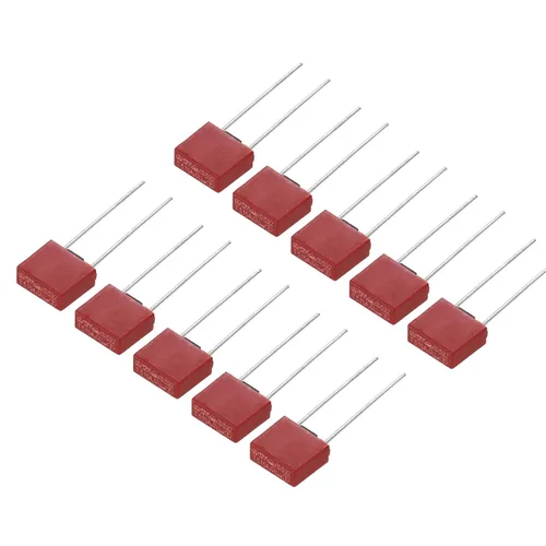 Miniatura 9 de uxcell 25pcs DIP montado en miniatura cuadrado lento golpe micro fusible para piezas electrónicas PCB LCD reparación, T1A 1A 250V, rojo
