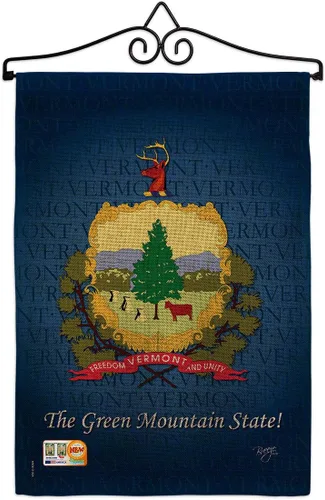 Miniatura 12 de Bandera de jardín de Estados Unidos de Vermont Regional, Estados Unidos, Territorios de Estados Unidos, República de país, área particular, pequeña