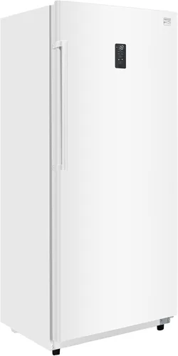 Congelador vertical Kenmore - Refrigerador/congelador convertible, 4 estantes, listo para garaje, almacenamiento de carne, descongelación