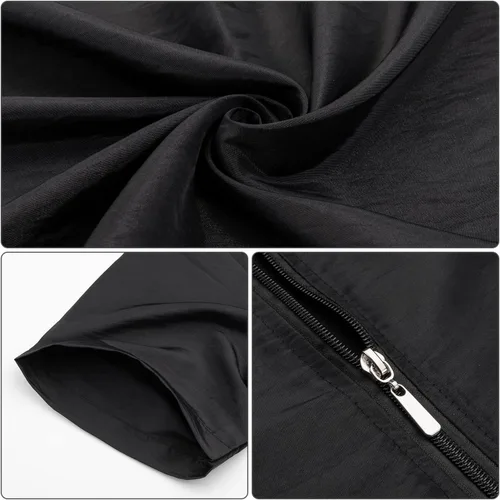 Miniatura 3 de Noverlife Ropa de trabajo de aseo para mascotas con cremallera completa, ligera, a prueba de salpicaduras, manga corta y larga, chaqueta de aseo