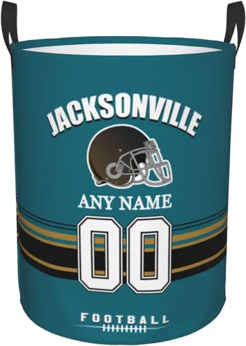 Miniatura 15 de Cesta de lavandería Philadelphia, cesta de lavandería personalizada estilo fútbol, cesta de almacenamiento plegable personalizada con nombre