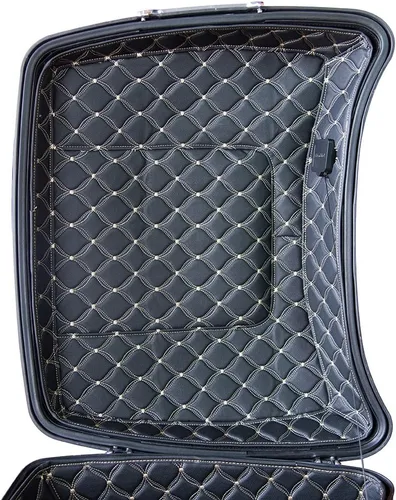 Miniatura 7 de Moto Onfire Tour Pack - Insertos de alfombra aptos para maletero de equipaje Harley/AB Tour Pack (beige, paquete Razor Tour)