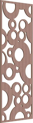 Miniatura 47 de Farwell Paneles de pared decorativos de madera con calado, 13 3/8 pulgadas de ancho x 34 3/8 pulgadas de alto x 1/4 de alto, roble rojo rojo