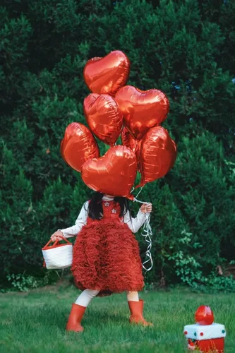 Miniatura 3 de Globo de corazón rojo de 18 pulgadas, 20 globos en forma de corazón, globos de aluminio para decoración de bodas, fiestas, cumpleaños 18" Red