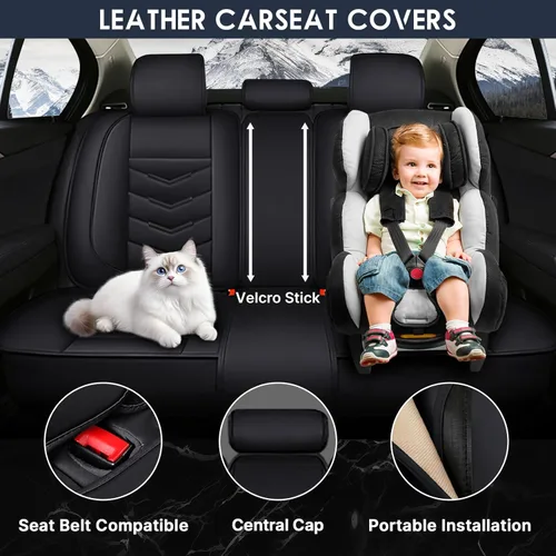Miniatura 4 de Funda de asiento de automóvil para Volkswagen Beetle 2012-2019, funda de cojín duradera, resistente al desgaste, impermeable, transpirable, sin