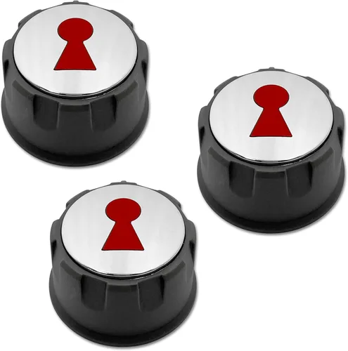 ShineUs Pomos de control 69893 compatibles con Weber Spirit serie 200 y 300 (con controles delanteros arriba) años 2013 y posteriores (juego de 3)